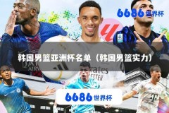 韩国男篮亚洲杯名单（韩国男篮实力）