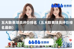 五大联赛球员评价排名（五大联赛球员评价排名最新）