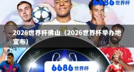 2026世界杯佛山（2026世界杯举办地宣布）
